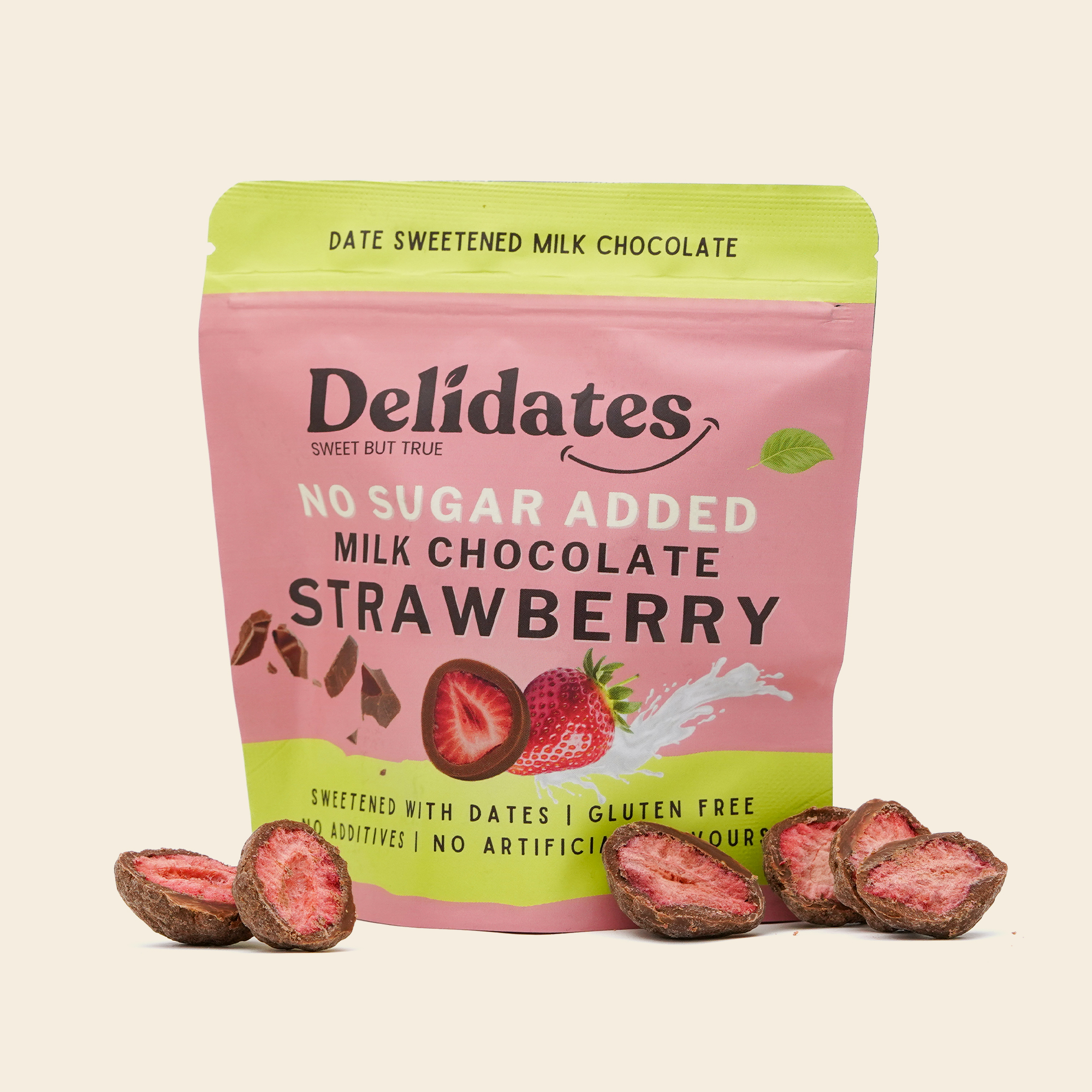 Sweet Strawberries Coated With Smooth Milk Chocolate. second image